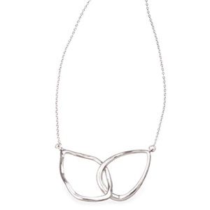 NEW - Chloe + Isabel Interlocking Double Teardrop Necklace